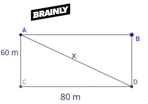 the length of a rectangular park is 80m and its breadth is 60m . find ...