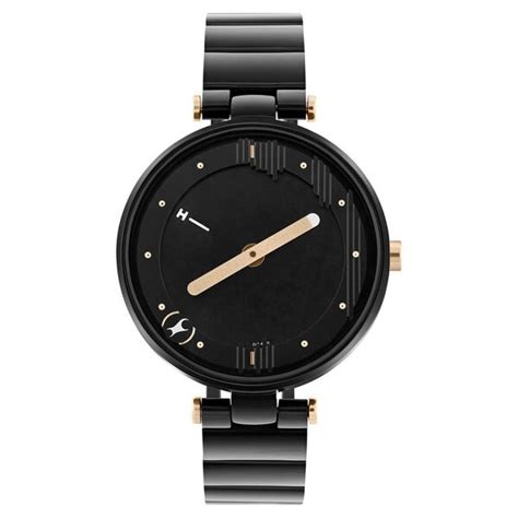Buy Online Fastrack MetaWe Quartz Analog Black Dial Stainless Steel ...