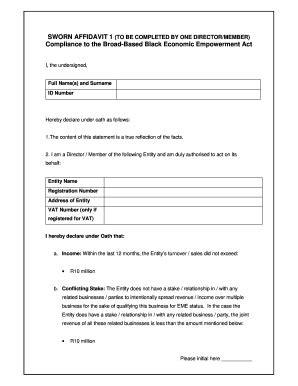 18 Printable sworn affidavit form Templates - Fillable Samples in PDF ...