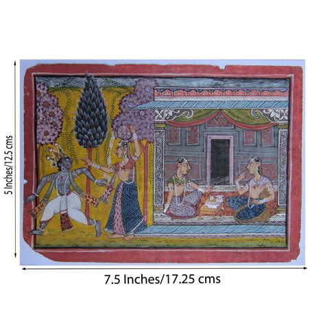 Mughal Moments Original Art Paper Painting - eCraftIndia Online