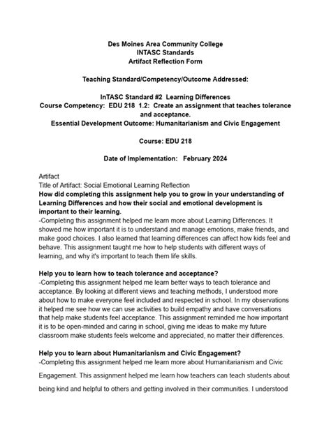 Image result for Standard 2 Learning Differences Sample