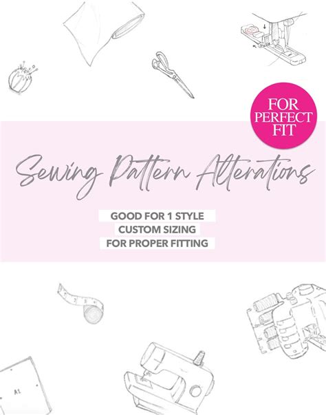 Alterations Sewing Pattern – Patterns For Less