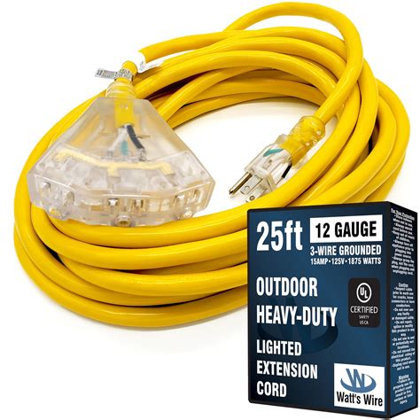 Heavy Duty 12 Gauge Extension Cord Prime Wire & Cable EC511835 100ft