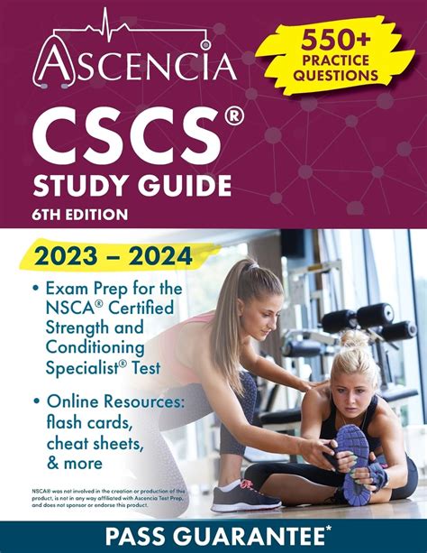 CSCS Study Guide 2023-2024: 550+ Practice Questions, Exam Prep for the ...