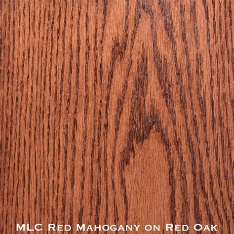 Red Oak Door Stained With Red Mahogany Stain Wood - Doors by Decora