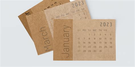 ECO wall calendars