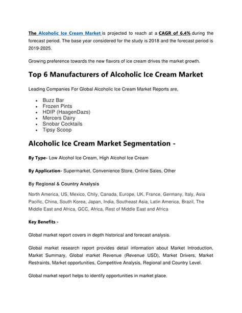PPT - Alcoholic Ice Cream Market PowerPoint Presentation, free download ...