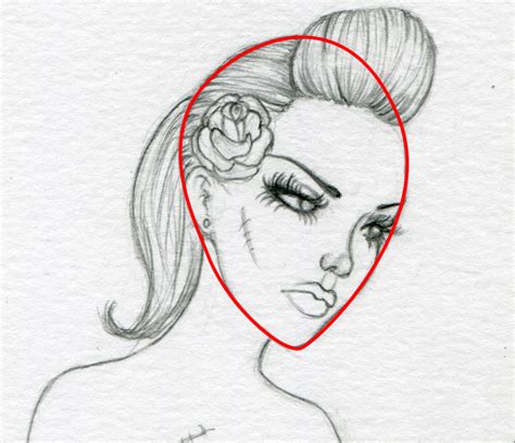 Basic Face Sketch at PaintingValley.com | Explore collection of Basic ...