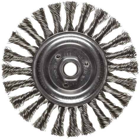 Weiler 08806 Roughneck Jr. 5" Root Pass Weld Cleaning Brush, .020 ...