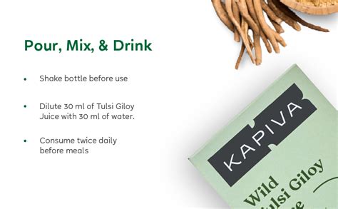 Kapiva Wild Tulsi Giloy Juice | Fresh Tulsi and Neem-grown Giloy to ...