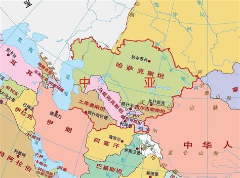中亚有哪些国家？中亚五国是哪五国？中亚五国地图 - 必经地旅游网