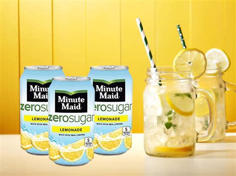 Minute Maid Lemonade Zero Cans, 12 Ounces Bundled by Louisiana Pantry
