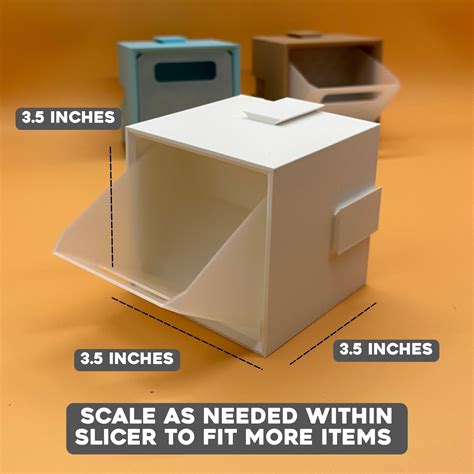 🔪 3D Printable Stackable Storage Boxes・ 3D File for 3D printing・Cults