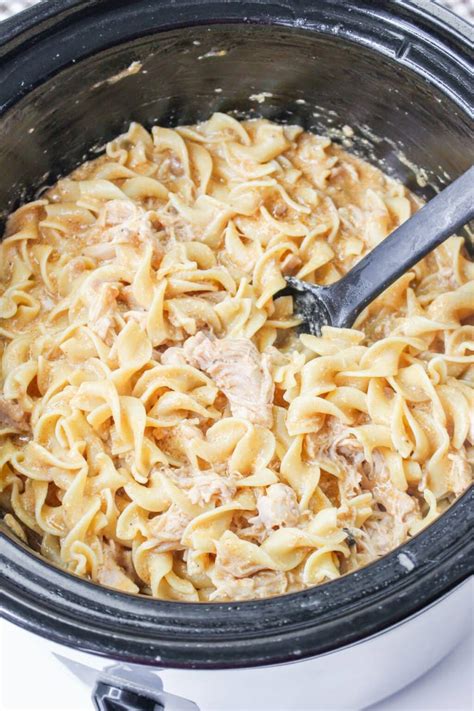 Chicken Noodle Crockpot Casserole