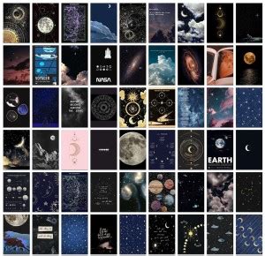 Pack of 54 Moonlight Wall Collage Kit Posters - 4 x 6 Inches Wall Decor ...