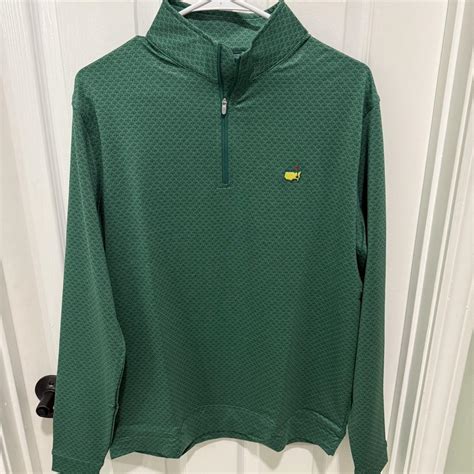 Green Masters quarter zip golf quarter zip pullover... | Depop