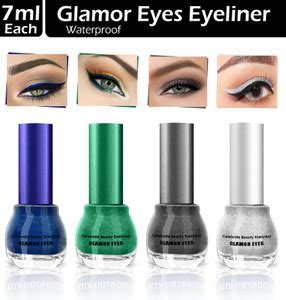 COLOR FLAME Glamor Eyes Waterproof & Smudge Liquid Eyeliner 28 ml ...