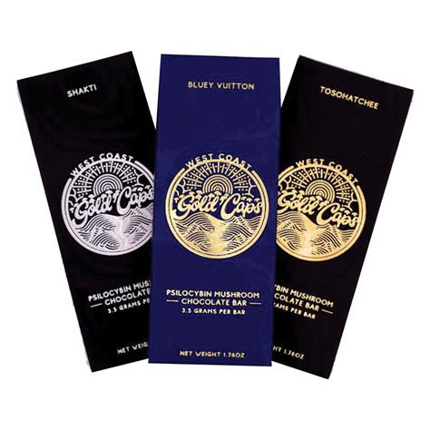 West Coast Gold Caps Psilocybin Chocolate Bars | Full Guide
