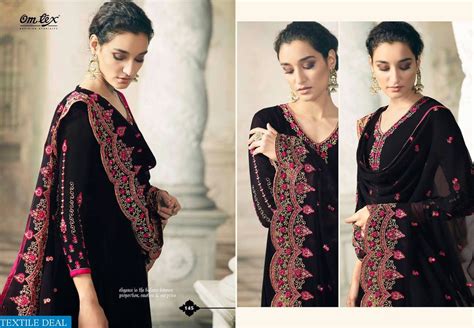 Omtex Queen Wholesale Embroidered Suits - textiledeal.in