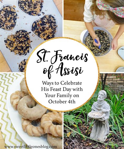 Sweet Little Ones: Feast Day Celebrations: St. Francis of Assisi