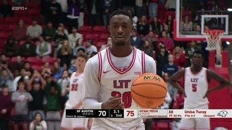 Stephen F. Austin Lumberjacks vs. Utah Tech Trailblazers, Homer Bryce ...