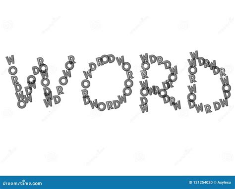 Word Letter Made By Words Letters Stock Photography | CartoonDealer.com ...