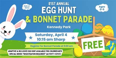 81st Annual Egg Hunt and Bonnet Parade, Kennedy Park in Hayward, 4 ...