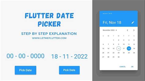 Image result for Flutter DateTimePicker