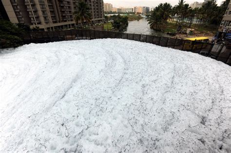 There Is No End To The Toxic Foam In Bengaluru’s Lakes And It Is Only ...