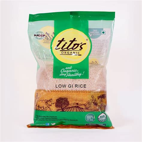 Tito?s Organic Low GI Rice | Glycemic Index | Diabetic White Rice ...