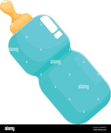 Baby bottle is lying on its side filled with milk formula ready to feed ...