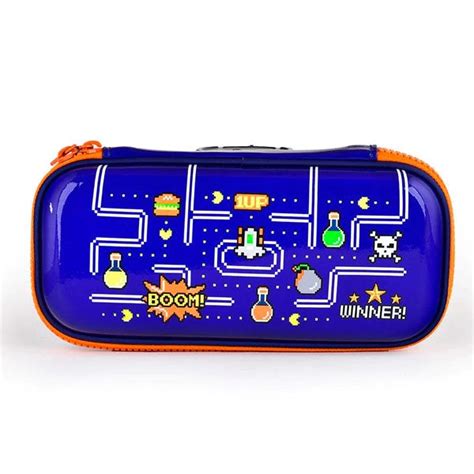 Gaming Eva Case | Pac-man Design | Shiny Metallic Print – Scoobies