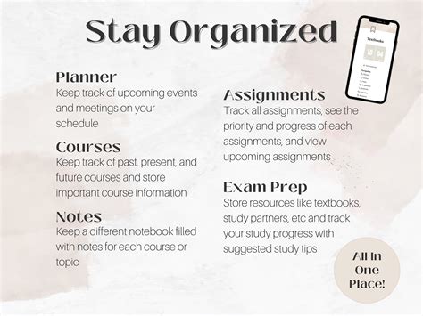 Academic Notion Template Notion Template for School Student - Etsy