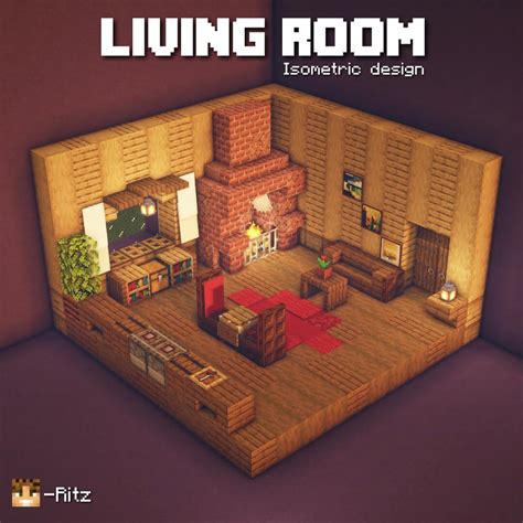 Minecraft Living Room Design Tutorial | Bryont Blog