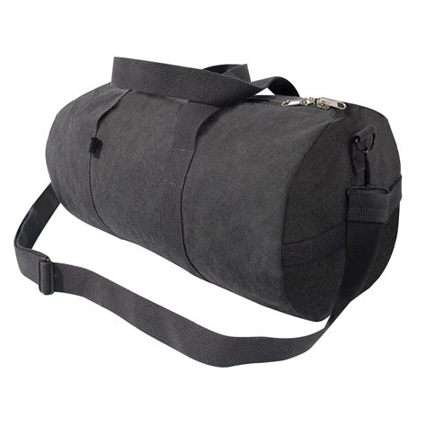 ROTHCO canvas Shoulder Duffle Bag - 19 Inch CHARCOAL | Army surplus ...
