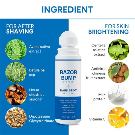 Buy Razor Bump Stopper with Dark Spot Remover, Razor Bumps Treatment ...