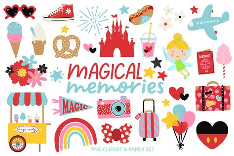 Magical Memories Clipart Paper Set Graphic by studiohellojoy · Creative ...