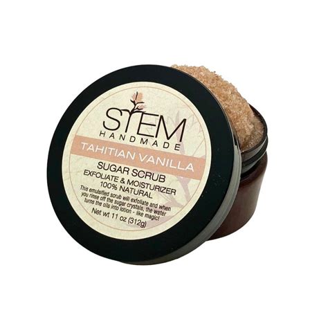 Tahitian Vanilla Sugar Scrub - STEM Soaps
