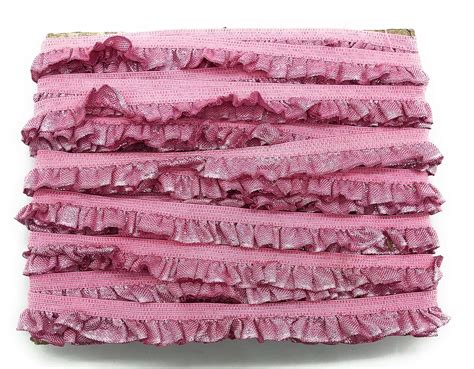 Lace Styles Elastic Frill Glitter PLETTING Ribbon LACE Frill for Edge ...