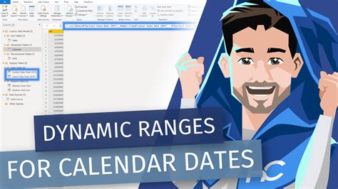 Image result for Creating a Dynamic Calendar Date Range in Power Query