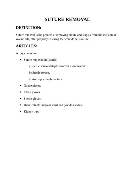 Removing Sutures Step by Step 的图像结果