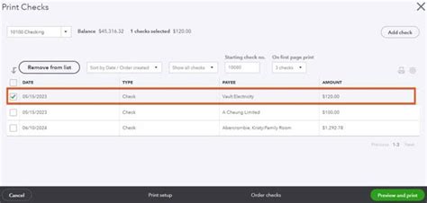 Image result for QuickBooks Check Sample
