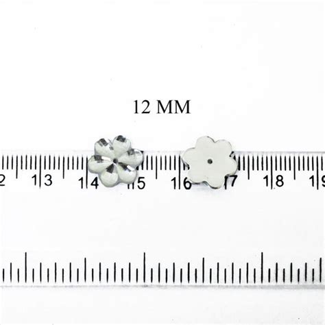 Buy Flower Shape Flat Back Rhinestones online in Clear Color ...
