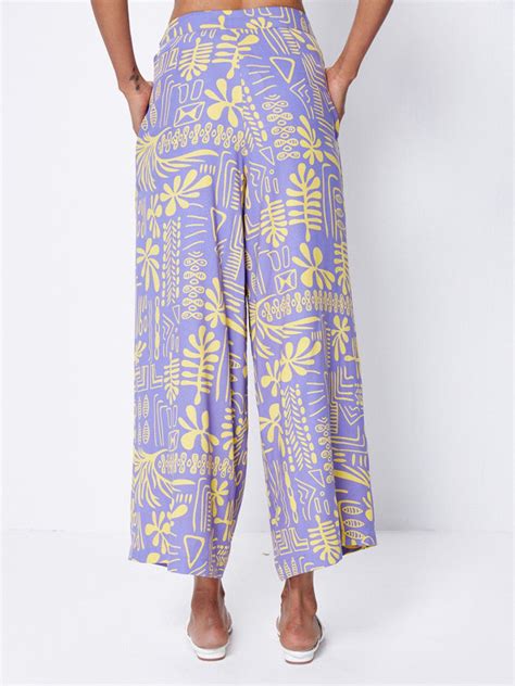 Tropical Printed Trouser