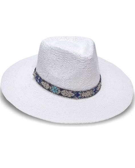Women's Nikki Beach Aspen Straw Rancher Hat