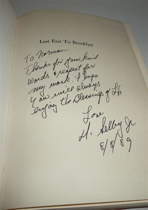 Last Exit to Brooklyn by Selby, Hubert Jr.: Near Fine Hardcover (1964 ...