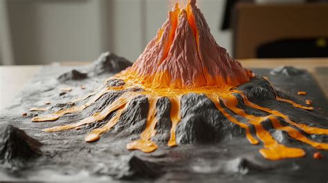 Image result for Volcano Eruption Model