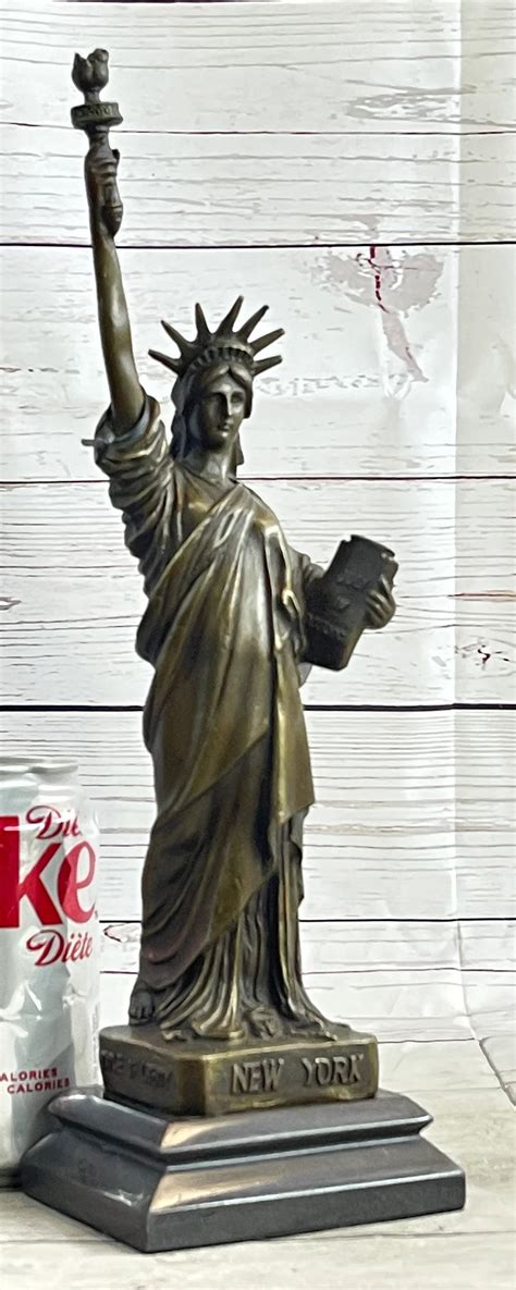 Statue of Liberty Bronze Figure NYC USA Memorabilia Bronze - Etsy