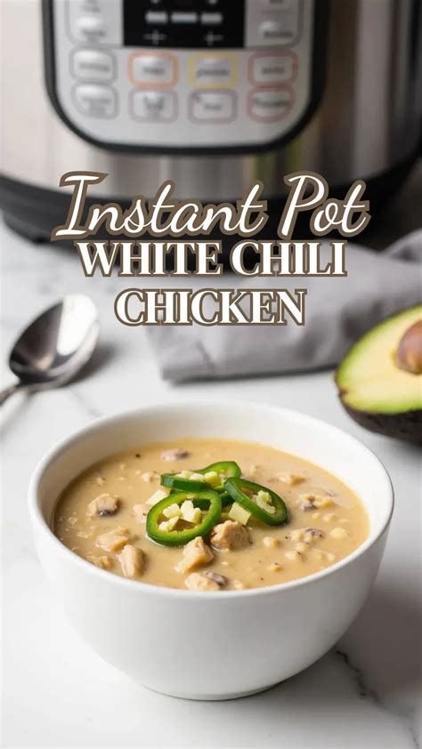 This Instant Pot white chicken chili is done in 30 minutes—and tastes ...
