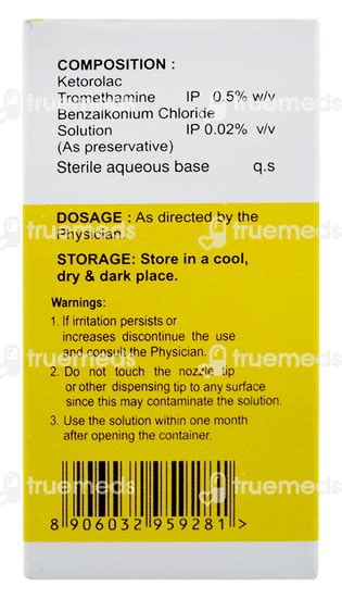 Ketoford 0.5% Eye Drops 10 ML | Order Ketoford 0.5 % Eye Drops 10 ML ...